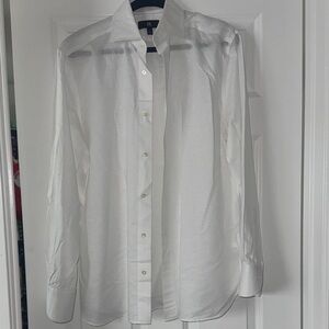 Banana Republic Classic White Dress Shirt NWOT LARGE no flaws